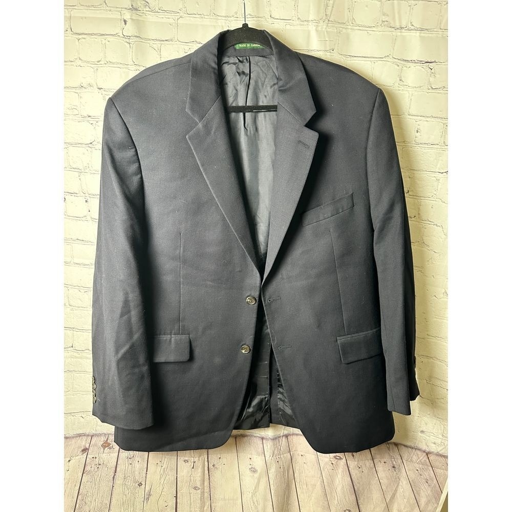 Lauren Ralph Lauren Men's Classic Fit BLACK Wool Suit Jacket Blazer